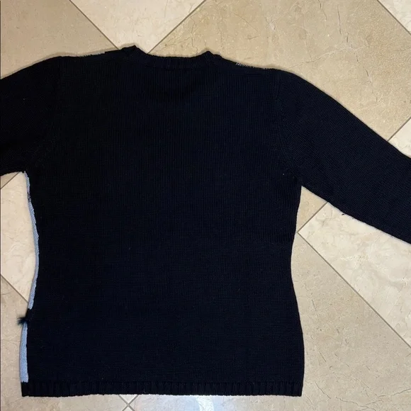 ⭐️ Olsen Navy Block Design Sweater- size 8 - Picture 8 of 8